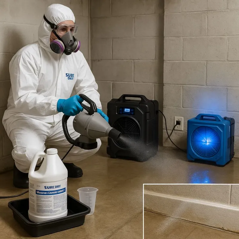Sanitization and Odor Removal process in Edgewood, IN